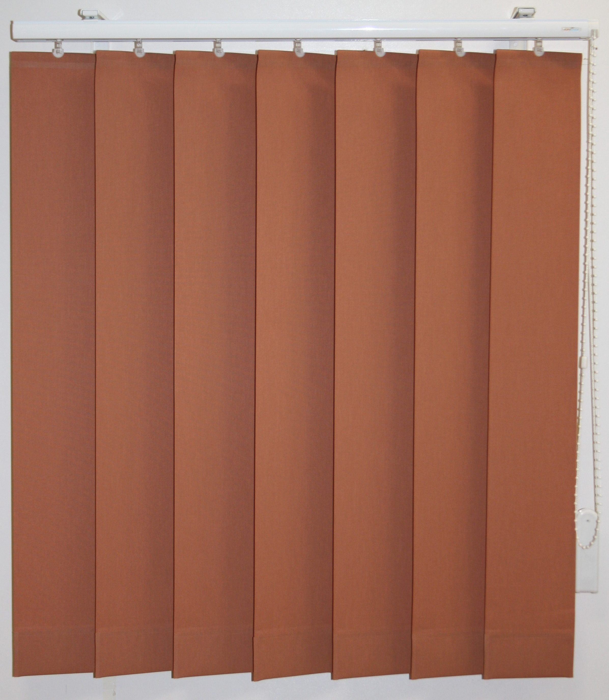 Lamellenvorhang SUNLINES "Montana", orange (terra), B:170cm H:140cm, Jalousien, Wunschmaß Image