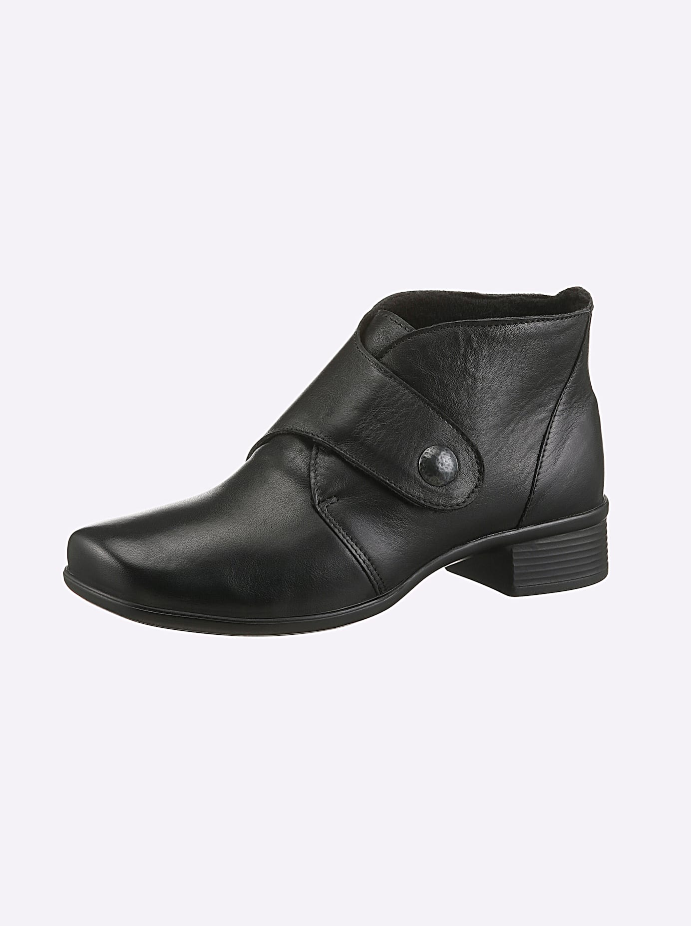Stiefelette CLASSIC, Damen, Gr. 42, schwarz, Glattleder, Rindsleder, Schuhe