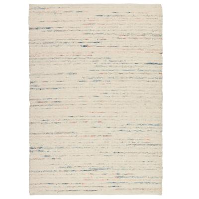 Teppich HEINE HOME Gr. 1, beige (ecru, blau), B:40cm H:12mm L:60cm, Wolle, Schurwolle, Teppiche Image