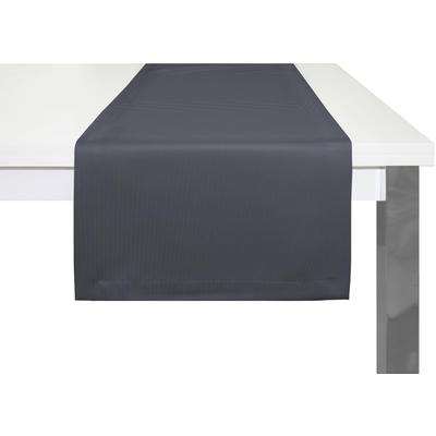 Tischläufer ADAM "Uni Collection Light" Gr. 1, blau (indigo), B:50cm L:150cm, Bio-Baumwolle, Tischdecken Image