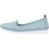 Slipper ANDREA CONTI, Damen, Gr. 35, blau (hellblau), Glattleder, Leder, modisch, Schuhe