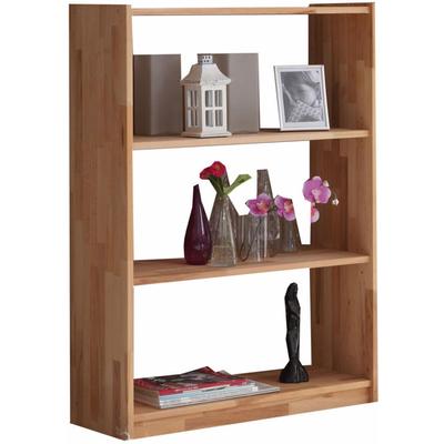Kinderregal TICAA, braun (buche massiv), B:80cm H:111cm T:31cm, Massivholz, Regale, Standregal in 4 Höhen von 111 - 214 cm Image