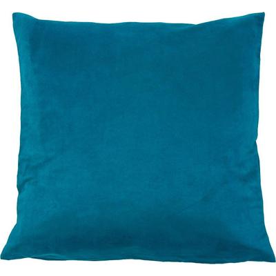 Kissenhüllen GÖZZE "Alcatraz", blau (petrol), B:60cm L:60cm, Polyester, Obermaterial: 100% Polyester, Kissenbezüge, in Wildlederoptik Image