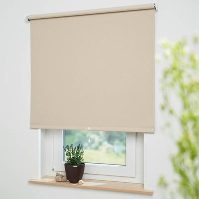 Springrollo LIEDECO "Uni" Gr. 11, beige (cream), B:172cm H:180cm, Polyester, Metall, Rollos, Verdunkelung Image