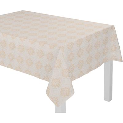 Tischdecke ADAM "Romantic Puligny" Gr. 8, beige (naturweiß), B:145cm L:220cm, Baumwolle, Tischdecken Image