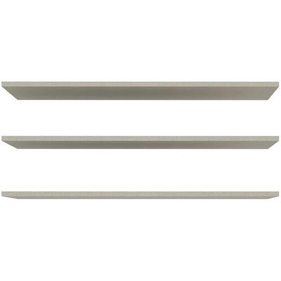 Einlegeboden FORTE, grau, B:85,9cm H:42cm T:1,5cm, Spanplatte, Einlegeböden, Einlegeboden 3er Set, optional bestellbar, Textilstruktur Image