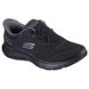 Slip-On Sneaker SKECHERS "Flex Appeal 5.0 - Easy Breezy", Damen, Gr. 35, schwarz, Textil, unifarben, sportlich, Schuhe, Sportschuh, Freizeitschuh mit Skechers Hands Free Slip-ins