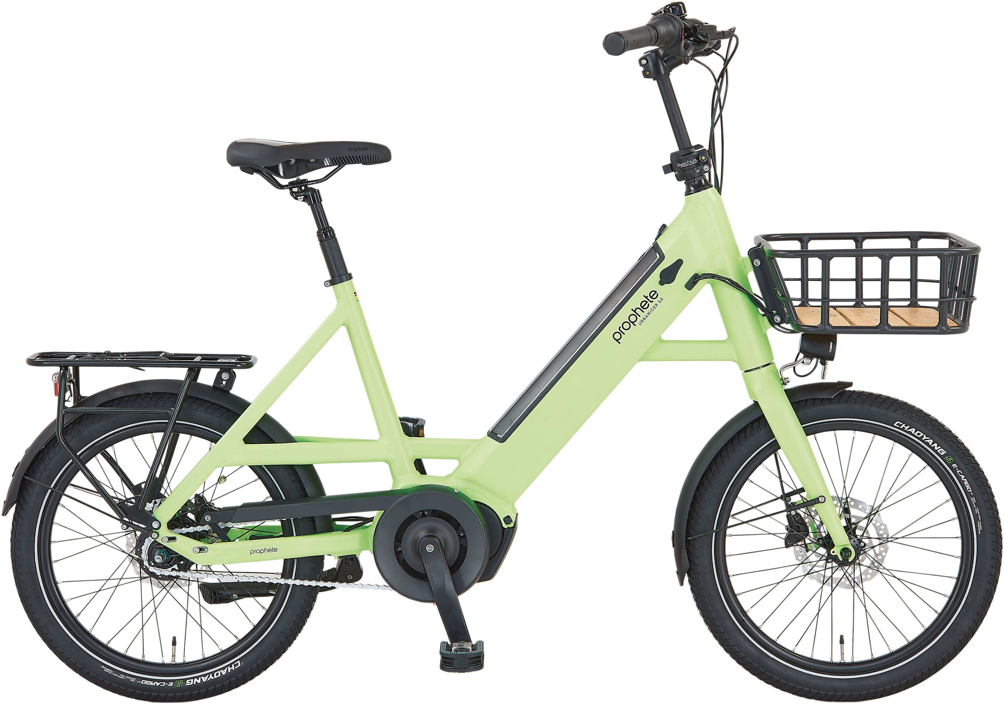 E-Bike PROPHETE "Urbanicer 3.0" Gr. 46, grün (grün, grün), Elektrofahrräder, 46cm, 20 Zoll (50,80cm), Topseller Image