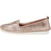 Slipper ANDREA CONTI, Damen, Gr. 42, rosa (rosé, metallic), Glattleder, Leder, sportlich, Schuhe
