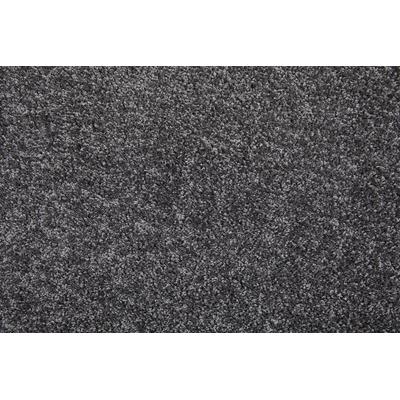 Teppichboden ANDIAMO "Portland, Velours, Made in Netherlands", grau (dunkelgrau), B:400cm H:11mm L:700cm, Kunstfaser, Teppiche, Uni Farben, Breite 400 cm, Wohnzimmer, strapazierfähig, pflegeleicht Image