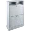 Schuhschrank HEINE HOME, grau, B:59cm H:97cm T:26cm, Schränke