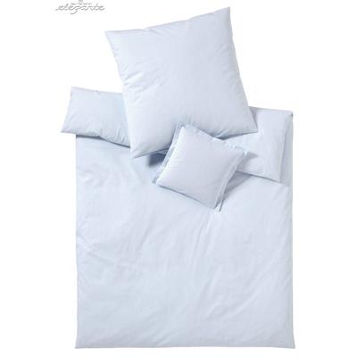 Bettwäsche ELEGANTE "Classico", blau (hellblau), B/L: 135cm x 200cm, , Perkal, B/L: 80cm x 80cm, Perkal, Obermaterial: 100% Baumwolle, Bettwäsche, angenehmes Hautgefühl Image