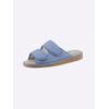 Pantolette CASUAL LOOKS, Damen, Gr. 40, blau (mittelblau), Textil, modisch, Schuhe