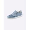 Sneaker CASUAL LOOKS, Damen, Gr. 39, blau (hellblau), Veloursleder, Synthetik, Veloursleder, sportlich, Schuhe