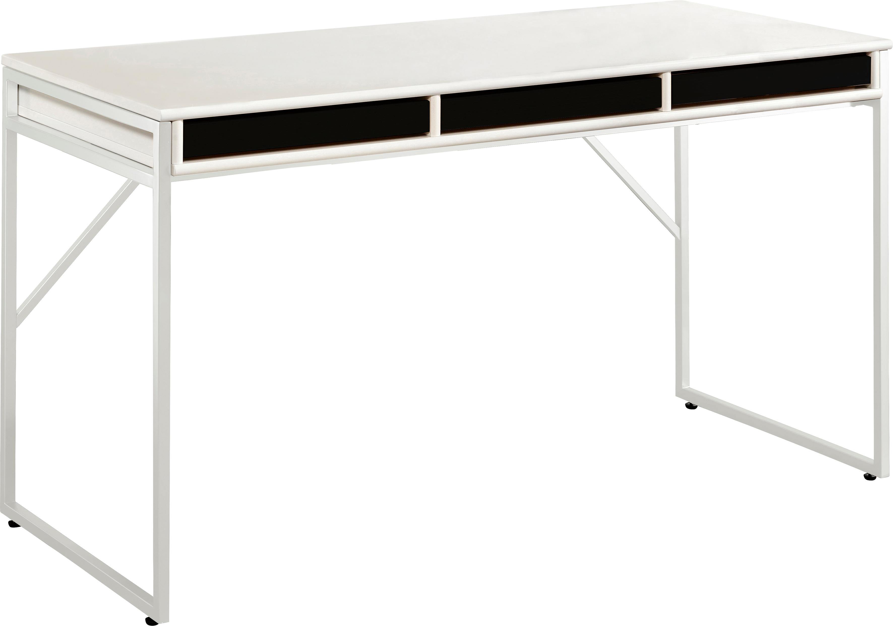 Schreibtisch HAMMEL FURNITURE "Mistral Bürotisch, Arbeitstisch, Tisch, Computertisch", schwarz (schwarz gebeizt), B:137,4cm H:75cm T:60cm, Tische, mit Gestell, B: 137,4 cm, Designmöbel