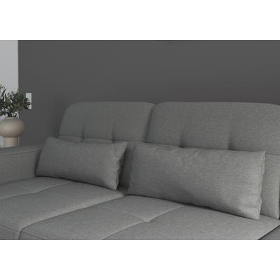 Sofakissen SIT & MORE "Baviene", grau, B:65cm H:25cm T:11cm, Polsterauflagen, Deko-Kissen Sofakissen Sofa-Zubehör, Set, bestehend aus 2 Nierenkissen Image