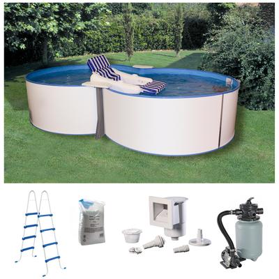 Achtformpool MY POOL BWT "JOY", weiß, B:320cm H:110cm L:525cm, Schwimmbecken, in verschiedenen Größen Image