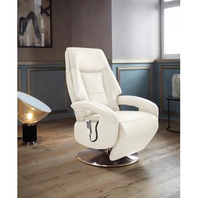 TV-Sessel SIT & MORE "Enjoy", beige (creme), B:74cm H:109cm T:77cm, Luxus-Microfaser (100% Polyester), Luxus-Kunstleder, NaturLEDER (echtes Rindsleder), Sessel, Fernsehsessel, in Größe S, wahlweise mit Motor und Aufstehhilfe Image