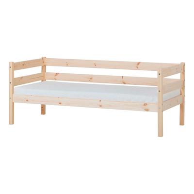 Einzelbett HOPPEKIDS "ECO Comfort Kinderbett, Kiefer Massivholz, Jugendbett inkl. Rollrost", beige (natur), B:76cm H:65cm L:166cm, Kiefer massiv, Betten, 70x160 cm, wahlweise in verschieden Farben/ Matratze/ Absturzsicherung Image
