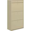 Schuhkipper HAMMEL FURNITURE "Mistral Schuhschrank, Schuhkommode, Schuhaufbewahrung", beige, B:70cm H:128cm T:32,5cm, Spanplatte, Sideboards, mit drei Schubladen für Schuhe, B: 70 cm, anpassungsbar Designmöbel