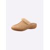 Pantoffel CLASSIC, Damen, Gr. 36, beige, Glattleder, Leder, Rindsleder, modisch, Schuhe