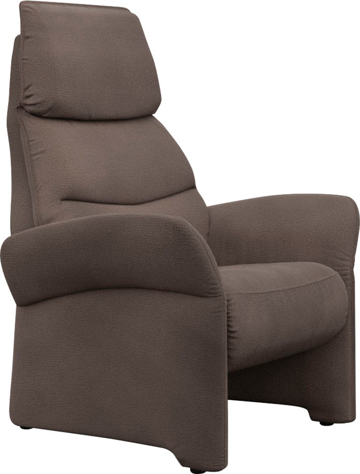 Relaxsessel ALINA "Savin", braun (hellbraun xbo 2), B:84cm H:114cm T:88cm, Struktur fein XBO (100% Polyester), Sessel, Relaxsessel, in Größe M, Liegefläche 180cm, verstellbar, optional mit Aufstehhilfe