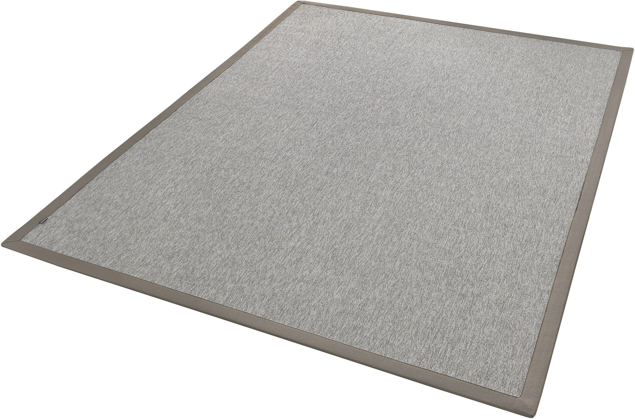 Teppichboden DEKOWE "Naturino RipsS2 Spezial", grau, B:100cm H:8mm L:200cm, Kunstfaser, Teppiche, Flachgewebe, meliert, Sisal-Optik, In- und Outdoor geeignet Image