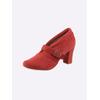 Hochfrontpumps ANDREA CONTI, Damen, Gr. 42, rot, Textil, modisch, Schuhe