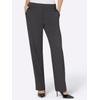 Webhose CREATION L, Damen, Gr. 24, Kurzgrößen, grau (graphit), 65% Polyester, 31% Viskose, 2% Elasthan, 2% Wolle, unifarben, lang, Hosen