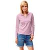 Poloshirt "Poloshirt", Damen, Gr. 50, rosa (rosé), 95% Baumwolle, 5% Elasthan, B.C. BEST CONNECTIONS BY HEINE, unifarben, Langarm, Shirts