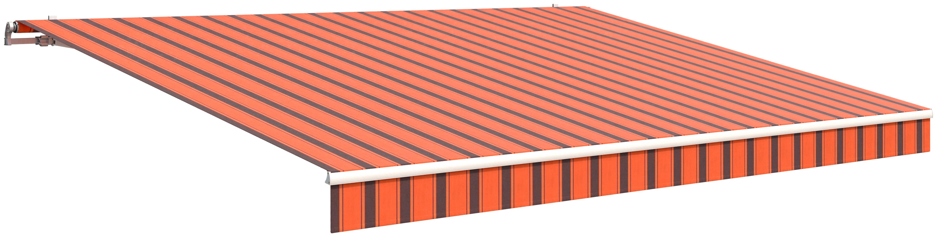 Gelenkarmmarkise WISMAR "Classic", orange (orange, braun), B:400cm H:25cm, Polyacryl, Markisen Image