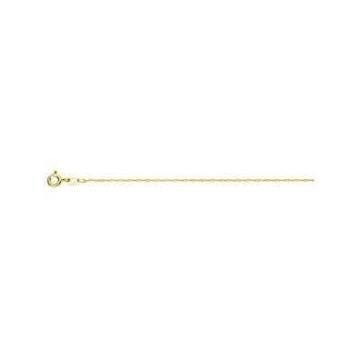 Gliederkette LADY, gold (gelbgold 375), Halsketten, Damen, 50, Metall-Gold, L: 50cm, Metall, Gold Image