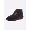 Hausstiefel SCHAWOS, Damen, Gr. 43, ungefüttert, grau (anthrazit), Textil, Schuhe Hausschuh Hüttenschuh