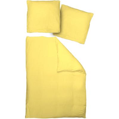 Bettwäsche ADAM "Uni Collection", gelb (sonne), B/L: 135cm x 220cm, , Renforcé, B/L: 80cm x 80cm, Renforcu00e9, Obermaterial: 100% Baumwolle, Bettwäsche, im Uni Design Image