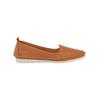 Slipper ANDREA CONTI, Damen, Gr. 36, braun (cognac), Glattleder, Leder, modisch, Schuhe