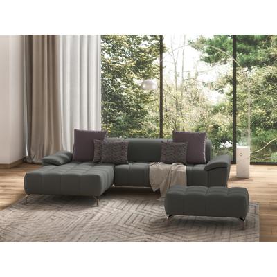 Ecksofa SIT & MORE "Cool L-Form", grau, B:290cm H:79cm T:185cm, Sofas, wahlweise mit Kopfteilverstellung und Vorziehsitz, motorisch Image