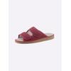 Pantolette CASUAL LOOKS, Damen, Gr. 37, rot (bordeaux), Textil, modisch, Schuhe