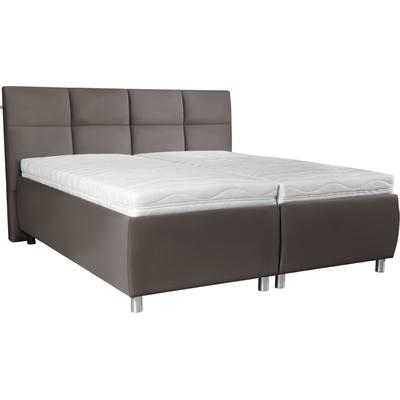 Stauraumbett ALINA "Nadina Comfort", grau (quarzgrau gdu 19), B:218cm H:116cm L:217cm, Microfaser GDU (100% Polyester), Betten, inkl. Stauraum und Lattenrost, in diversen Ausführungen Image