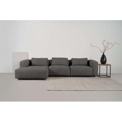 Ecksofa ANDAS "Tvinnet", grau (mittelgrau), B:317cm H:73cm T:166cm, 100% PES, Sofas, Breite 317 cm, extra tiefe Sitzfläche, kubisches Sitzvergnügen Image