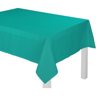 Tischdecke ADAM "Uni Collection" Gr. 4, blau (petrol), B:130cm L:220cm, Bio-Baumwolle, Tischdecken Image