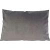 Dekokissen GÖZZE "Duval", grau (anthrazit, unifarben), B:60cm L:40cm, Polyester, Dekokissen_Sitzkissen_Kissenhüllen, mit Reißverschluss, Kissenhüle ohne Füllung, 2 Stück