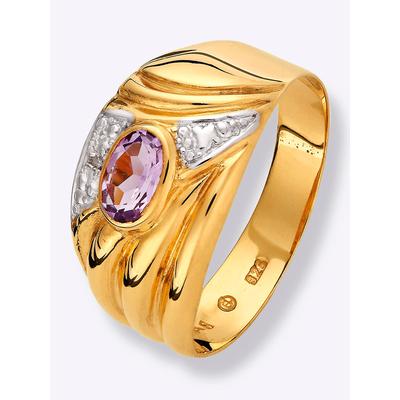 Fingerring LADY Gr. 19, silber (silber vergoldet 925), Fingerringe, Damen, 19, Silber 925 (Sterlingsilber) Image