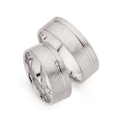 Trauring PHÖNIX "Schmuck Geschenk Silber 925 Trauring Ehering LIEBE versch. Varianten" Gr. 71, silber (silberfarben), Fingerringe, Damen, 71, ohne Brillant, Silber 925 (Sterlingsilber), 7mm, Made in Germany - wahlweise mit oder ohne Brillant Image