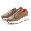Sneaker JOHN DEVIN "Schnürschuh", Herren, Gr. 45, braun, Obermaterial: 100% Lederimitat. Futter: 100% Textilmaterial. Decksohle: 100% Textilmaterial. Laufsohle: 100% Synthetik, unifarben mit Farbeinsatz, Basic, Schuhe, Freizeitschuh,...