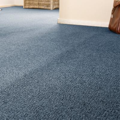 Teppichboden ANDIAMO "Luton, Feinschlinge, Made in Netherlands", blau, B:400cm H:6mm L:700cm, Kunstfaser, Teppiche, meliert, Breite 400 cm oder 500 cm, strapazierfähig & pflegeleicht Image
