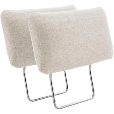 Kopfstütze SIT & MORE "Morris Jubi", beige (creme), B:50cm H:25cm T:12cm, 100% Polyester, Polsterauflagen Image