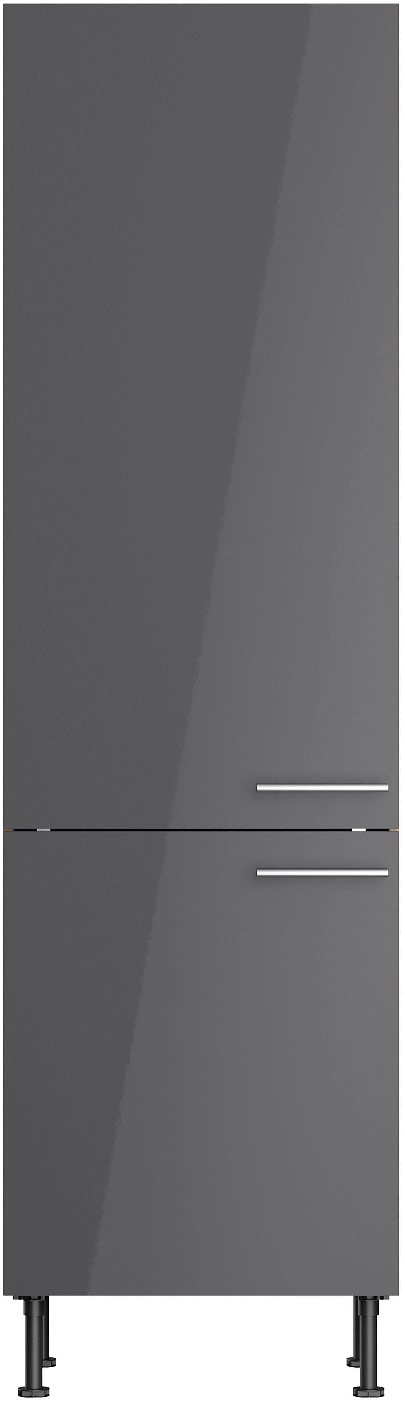 Hochschrank OPTIFIT "Klara", schwarz (anthrazit, wildeiche), B:60cm H:211,8cm T:58,4cm, Spanplatte, Schränke, Breite 60 cm Image