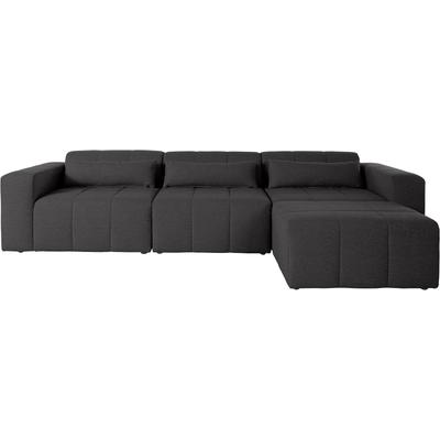 Ecksofa "Maileen L-Form", schwarz, B:322cm H:74cm T:155cm, 88% Polyester, 9% Rayon, 3% Nylon, LEGER HOME BY LENA GERCKE, Sofas, Modulsofa, bestehend aus 4 Modulen, Farben mixbar Image