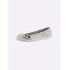 Ballerina CASUAL LOOKS, Damen, Gr. 36, grau (hellgrau), Textil, modisch, Schuhe