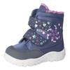Winterstiefel PEPINO BY RICOSTA "Milena WMS: mittel", Kinder, Gr. 24, blau (navy, rosa), Textil, Lederimitat, Nylon, casual, Schuhe, Babyschuh mit Warmfutter und Sympatex, Größenschablone zum Download